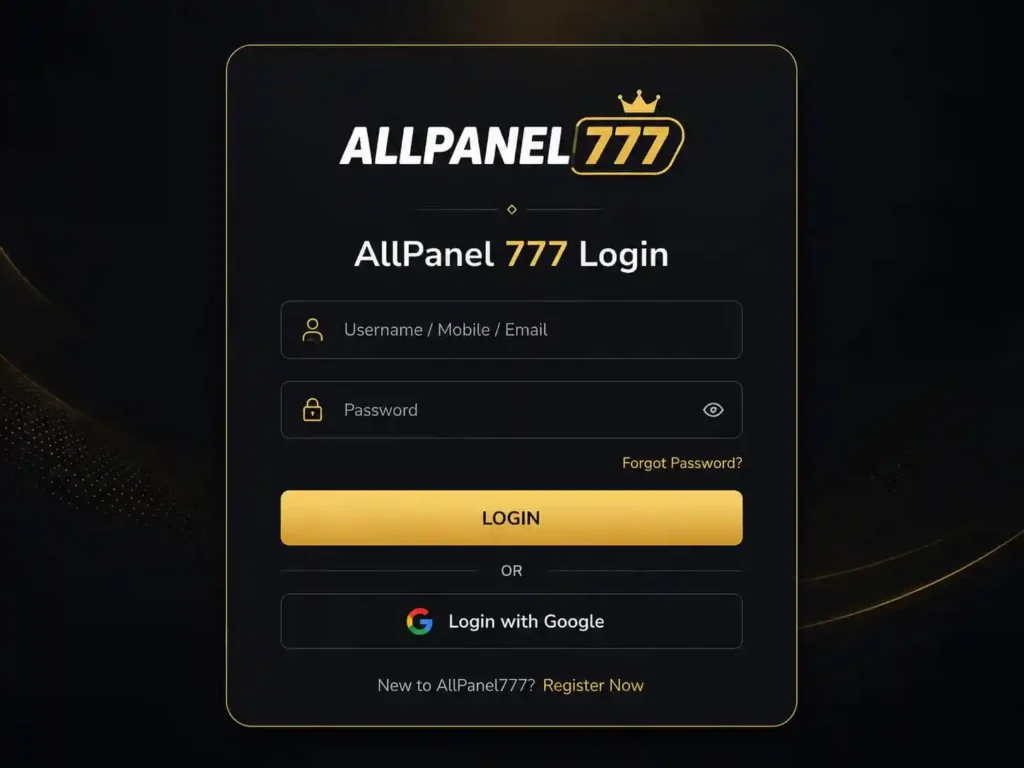Allpanel 777 Login